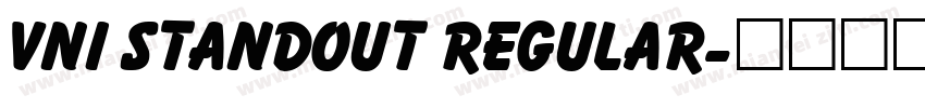 VNI Standout Regular字体转换